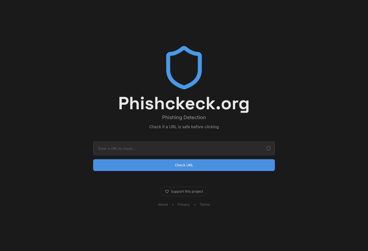 Phishing Checker screenshot 1